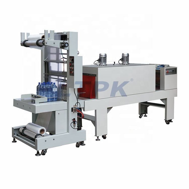 Mineral Water Juice Wine Bottle Sleeve Shrink Tunnel Wrapping Packing Machine For Beverage Industry